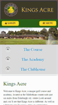 Mobile Screenshot of clubmembers.kings-acregolf.com